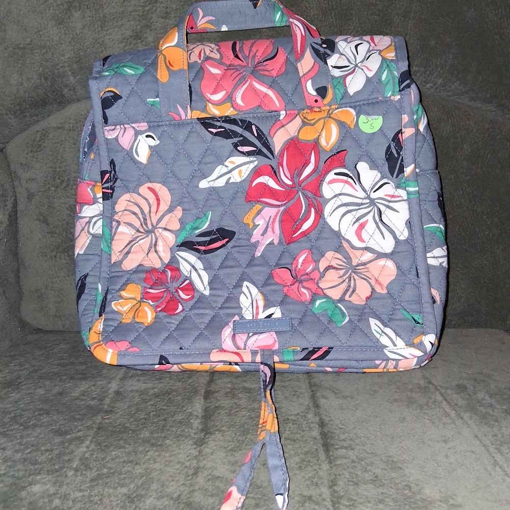 Vera Bradley Quilted Floral Travel/Make-up Bag